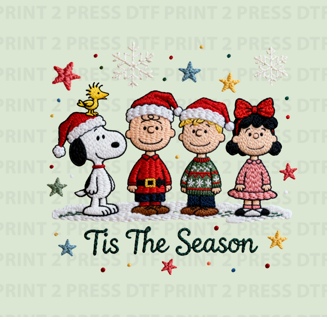 Tis The Season Snoopy Gang Crochet