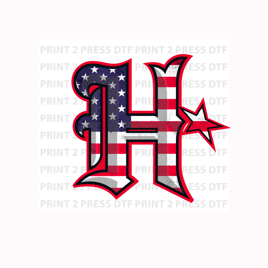 H USA Flag