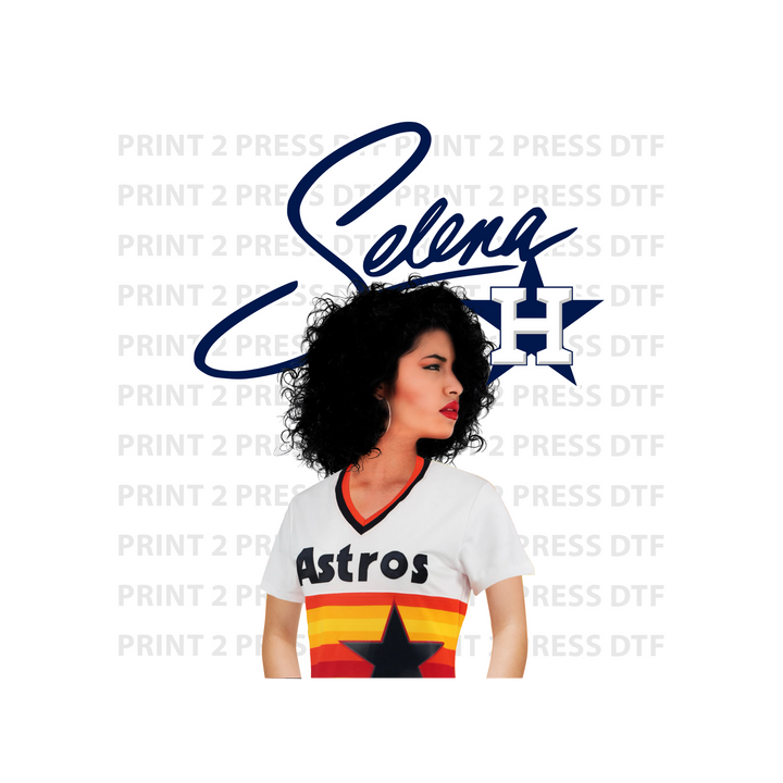 Astros Selena - H Blue Top