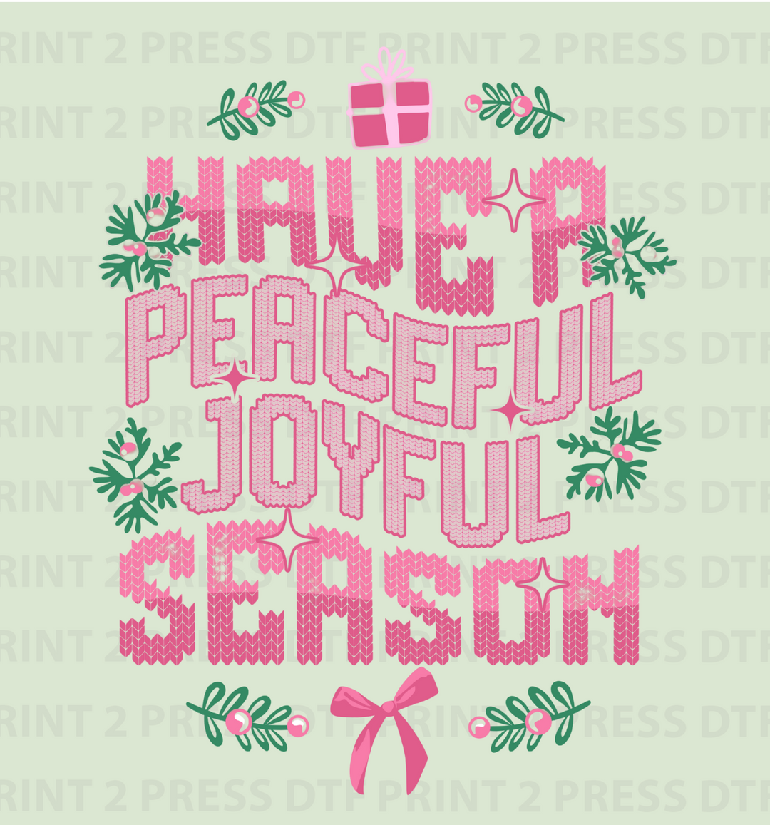 Have A Peaceful Joyful Season Ugly Sweater