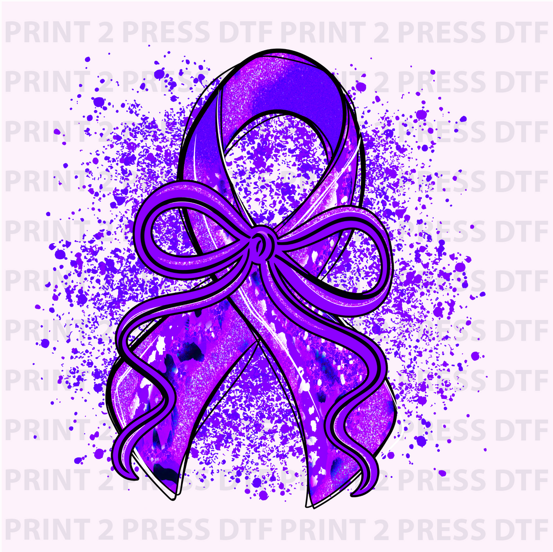 Purple Ribbon for DV