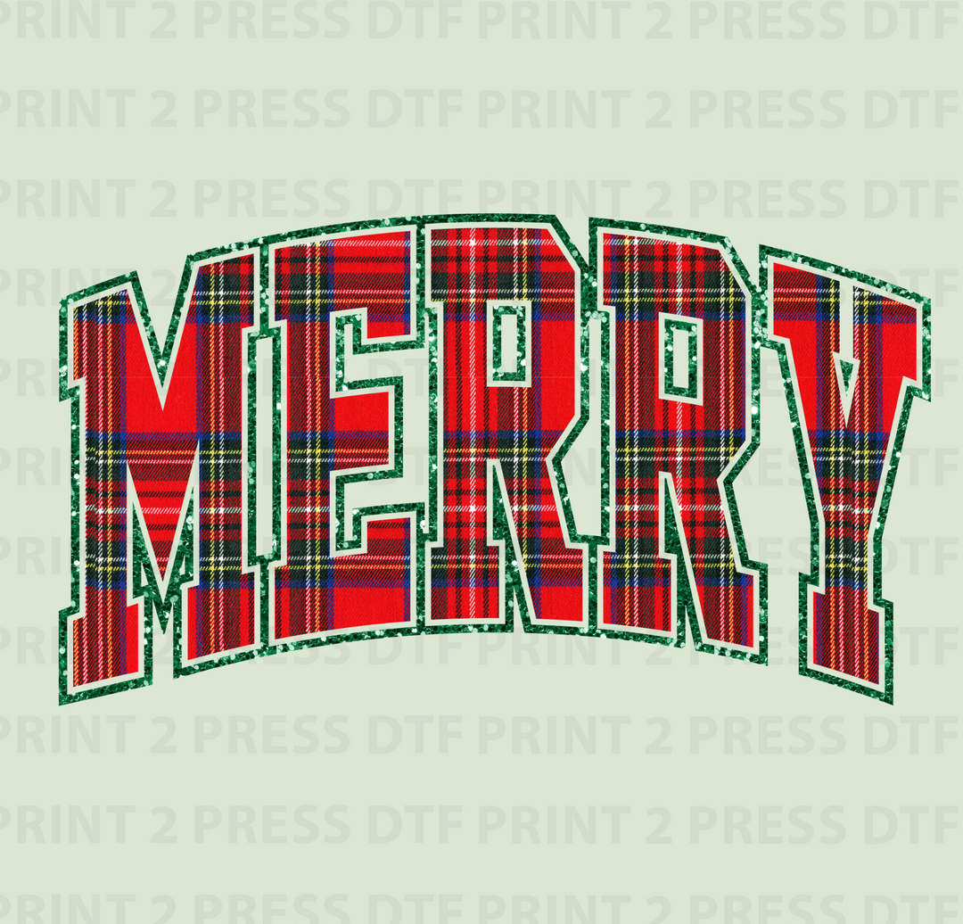 Royal Tartan Plaid Merry