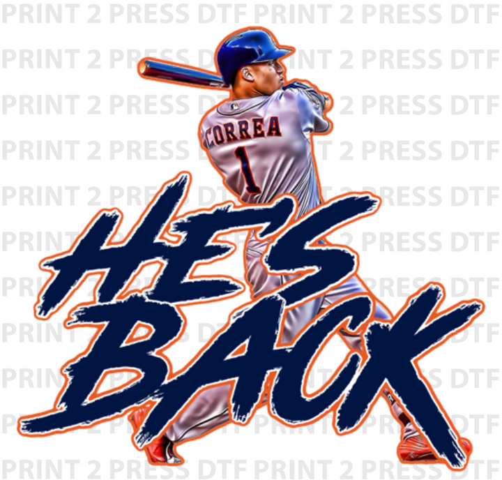 He's Back Player at Bat