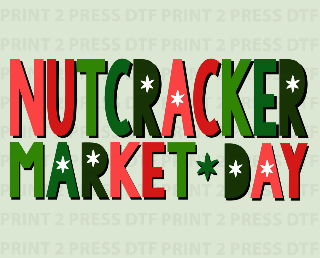 Nutcracker Market Day Red