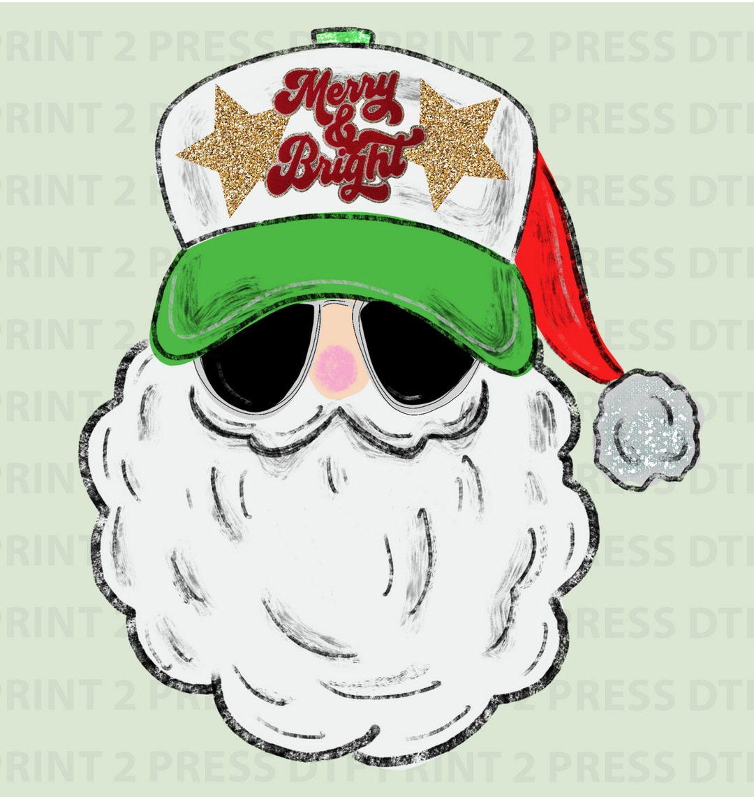 Merry & Bright Trucker Santa
