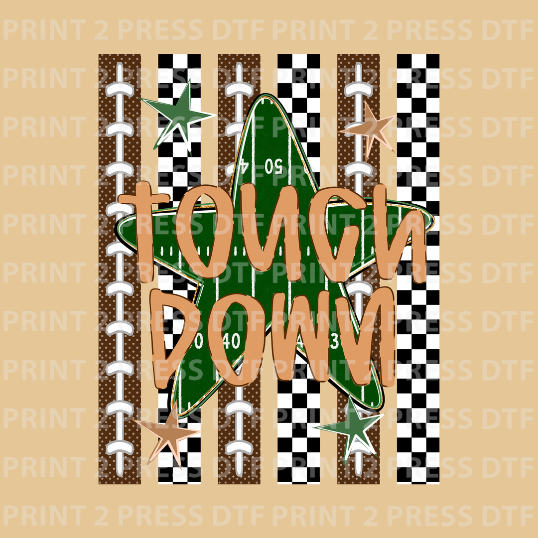 Touch Down Green Star