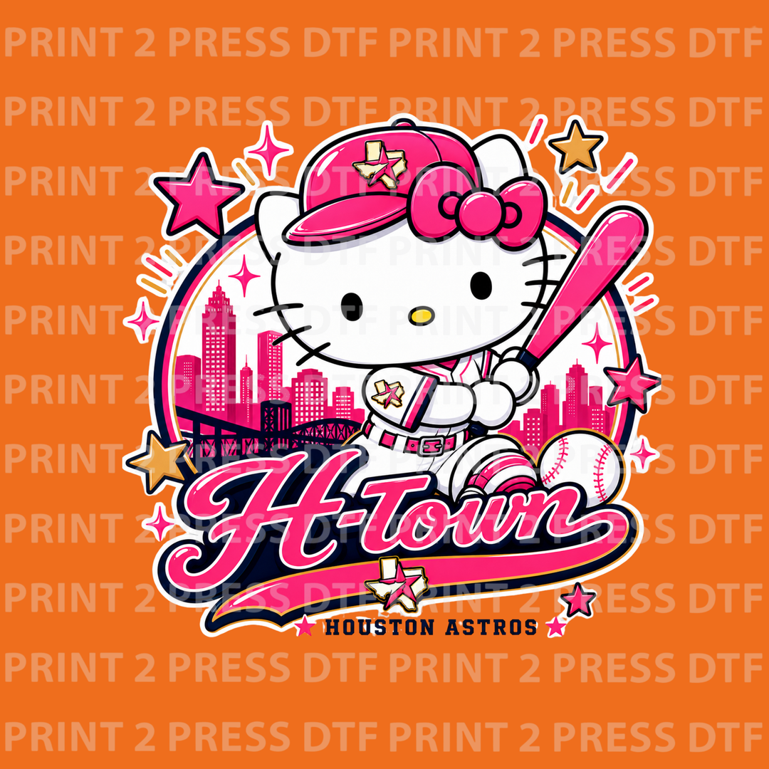 Pink Cap Hello Kitty w Skyline