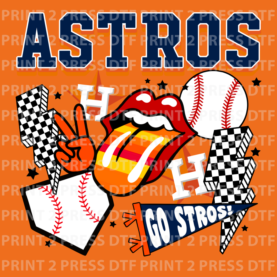 Astros Peace Retro Vibes