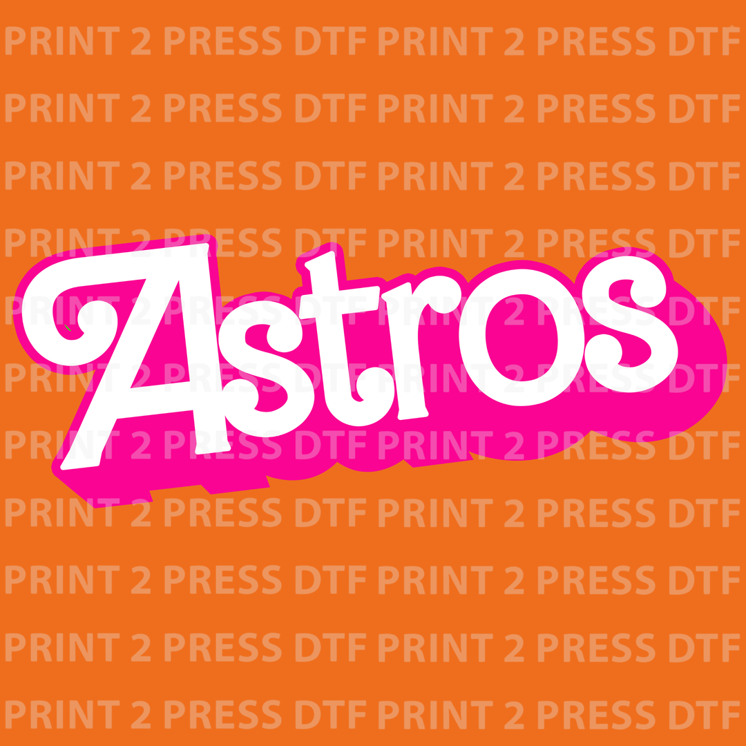 Barbie Font Astros