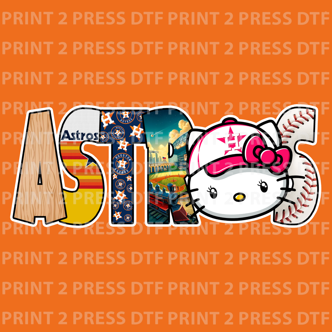 Exclusive Astros Multi Letters - Pink Cap