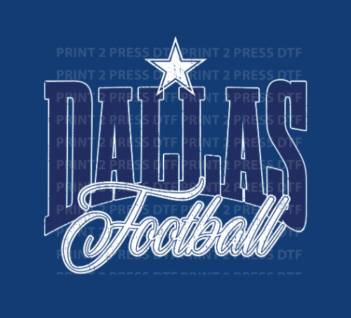 Dallas Football (distressed)