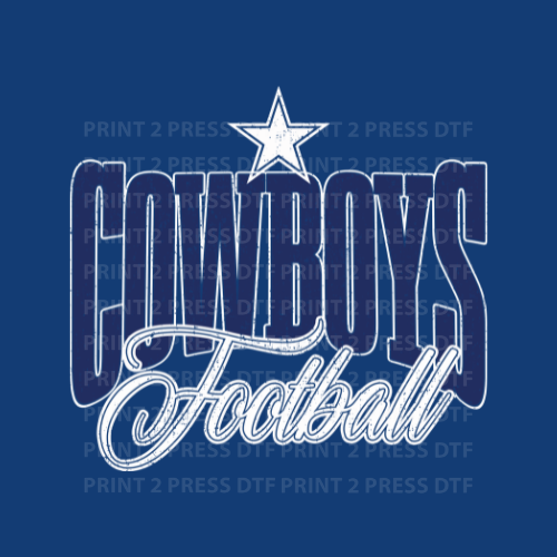 Cowboy Football (distressed)