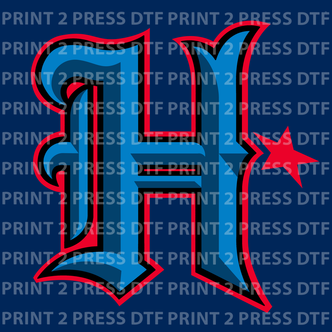 TXNS Old English Blue, Red, Blk