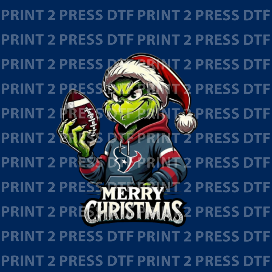 Grinch Santa Toro Football