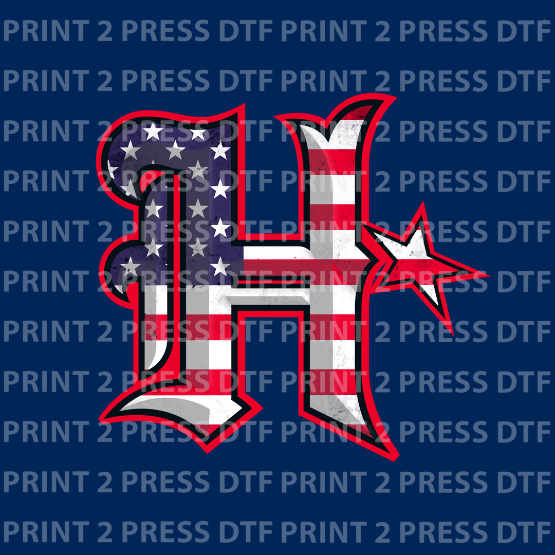 H USA Flag