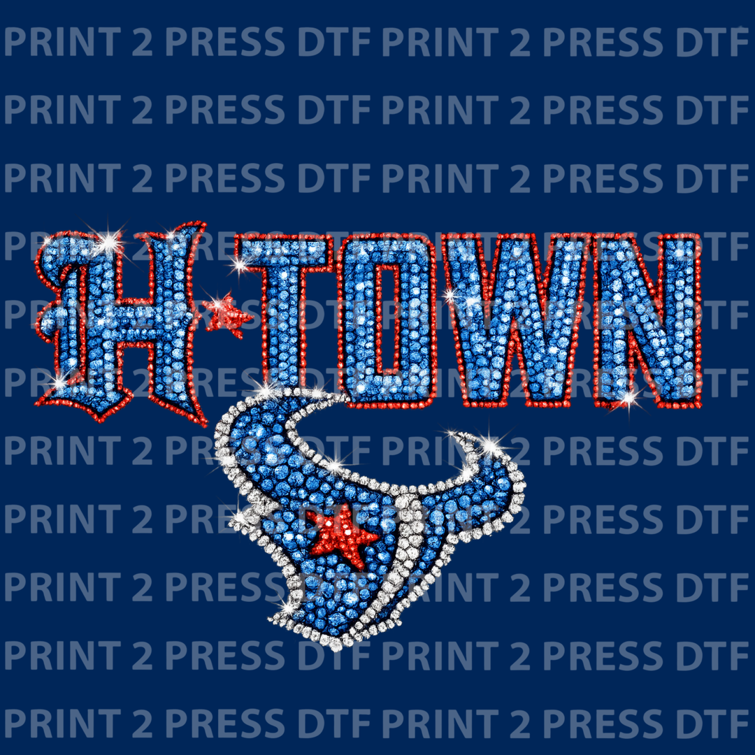 H-Town Toro Rhinestones