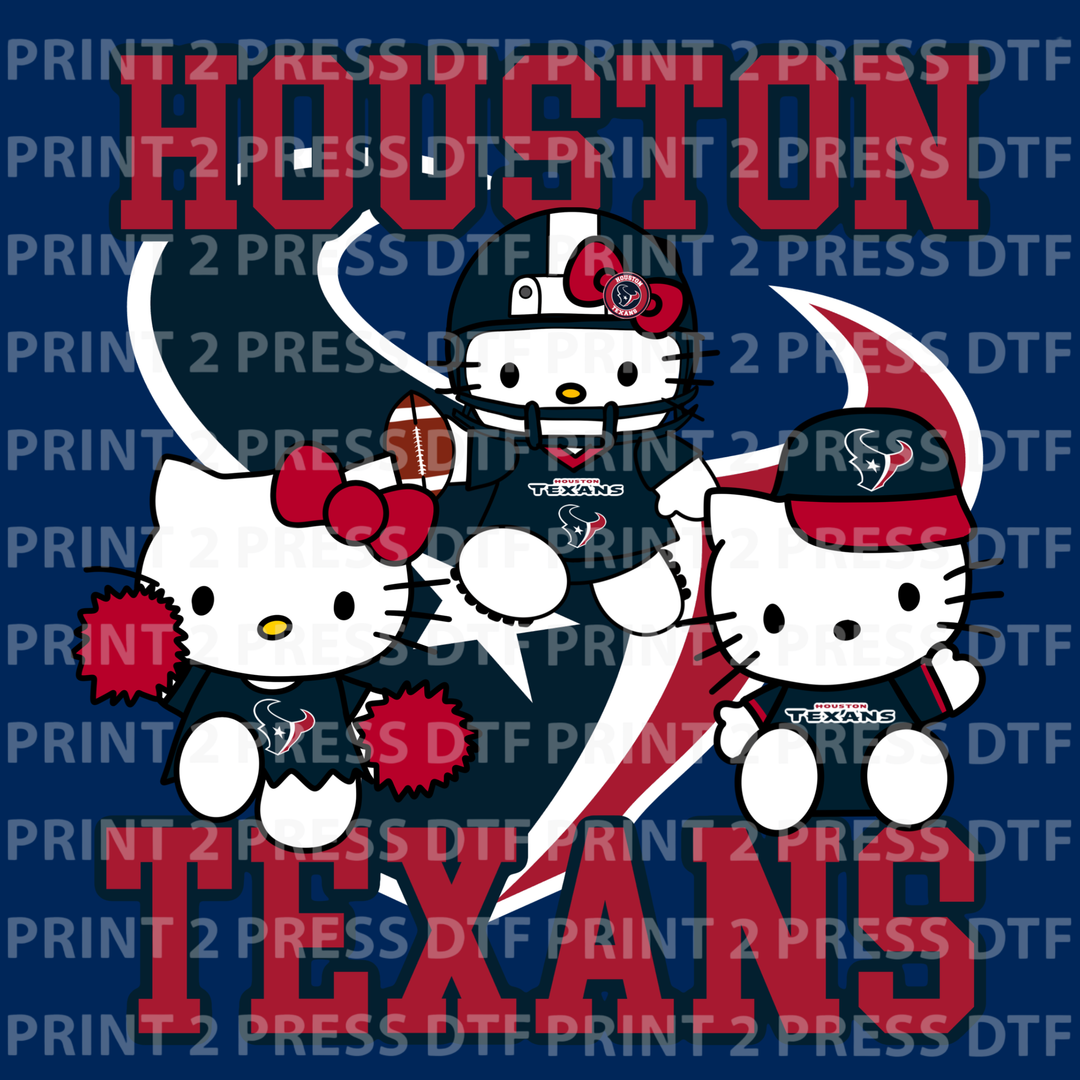 Houston Texans Hello Kitty Logo