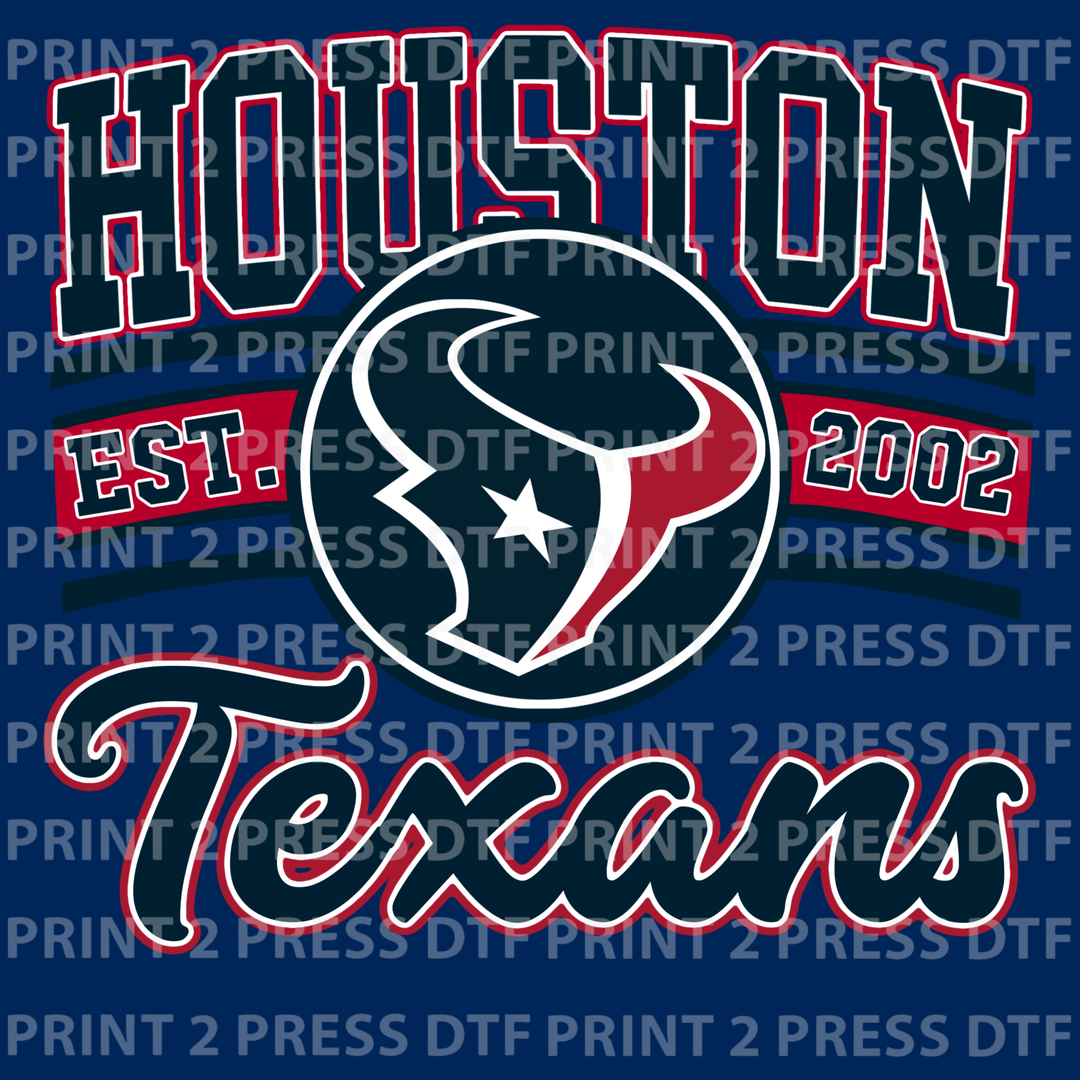 Houston Texans Navy and Red