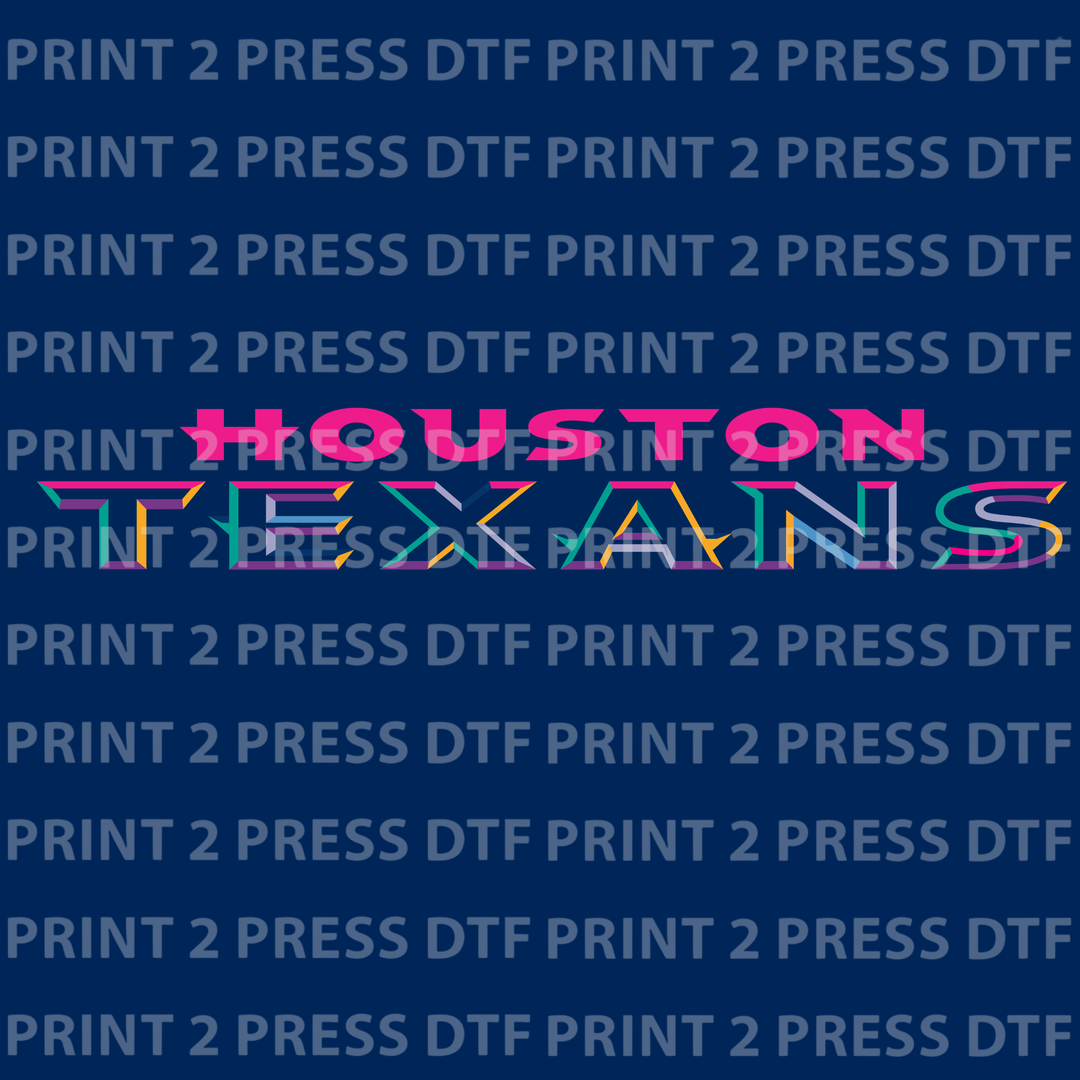 Houston TXNS Multi Color