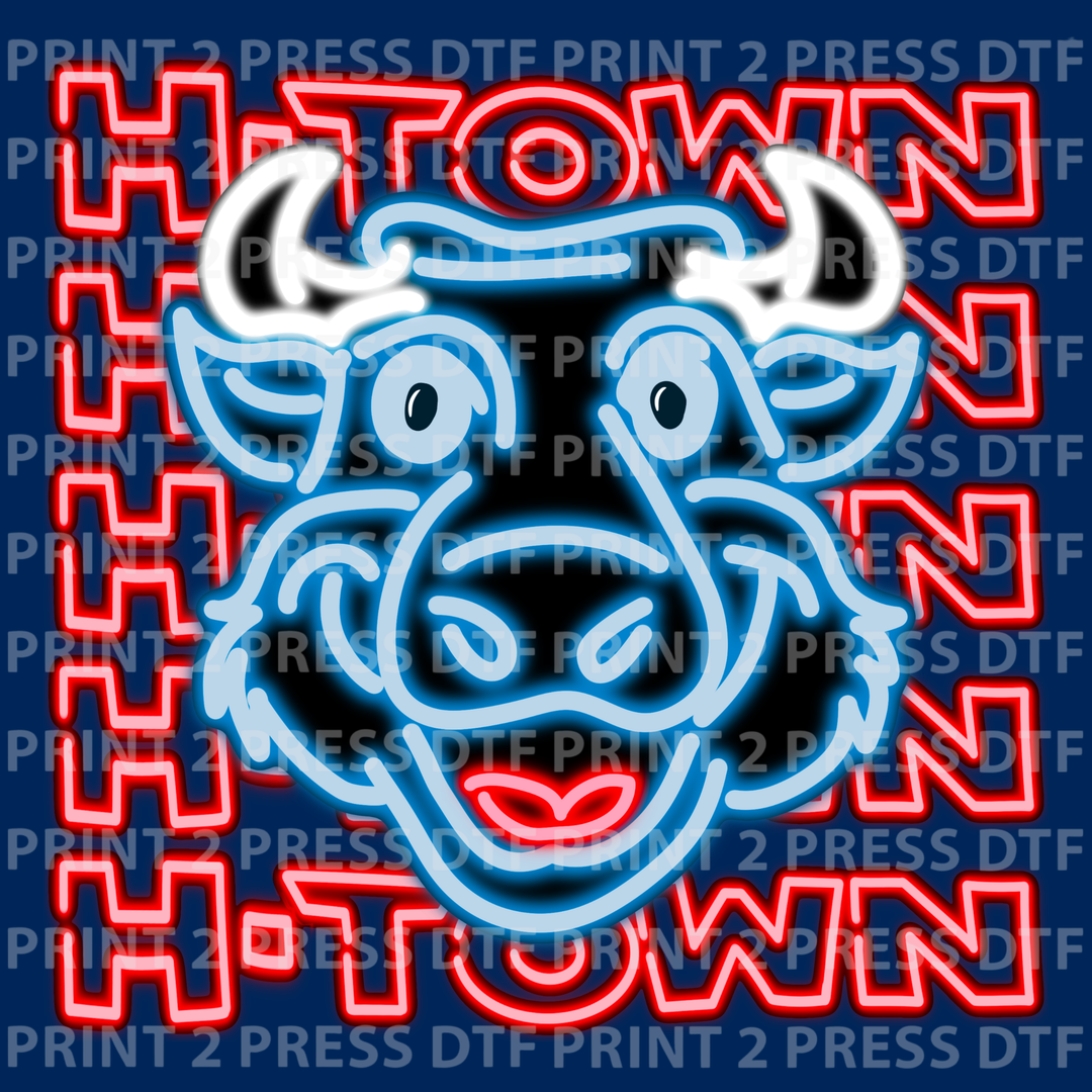 Neon Bull Houston