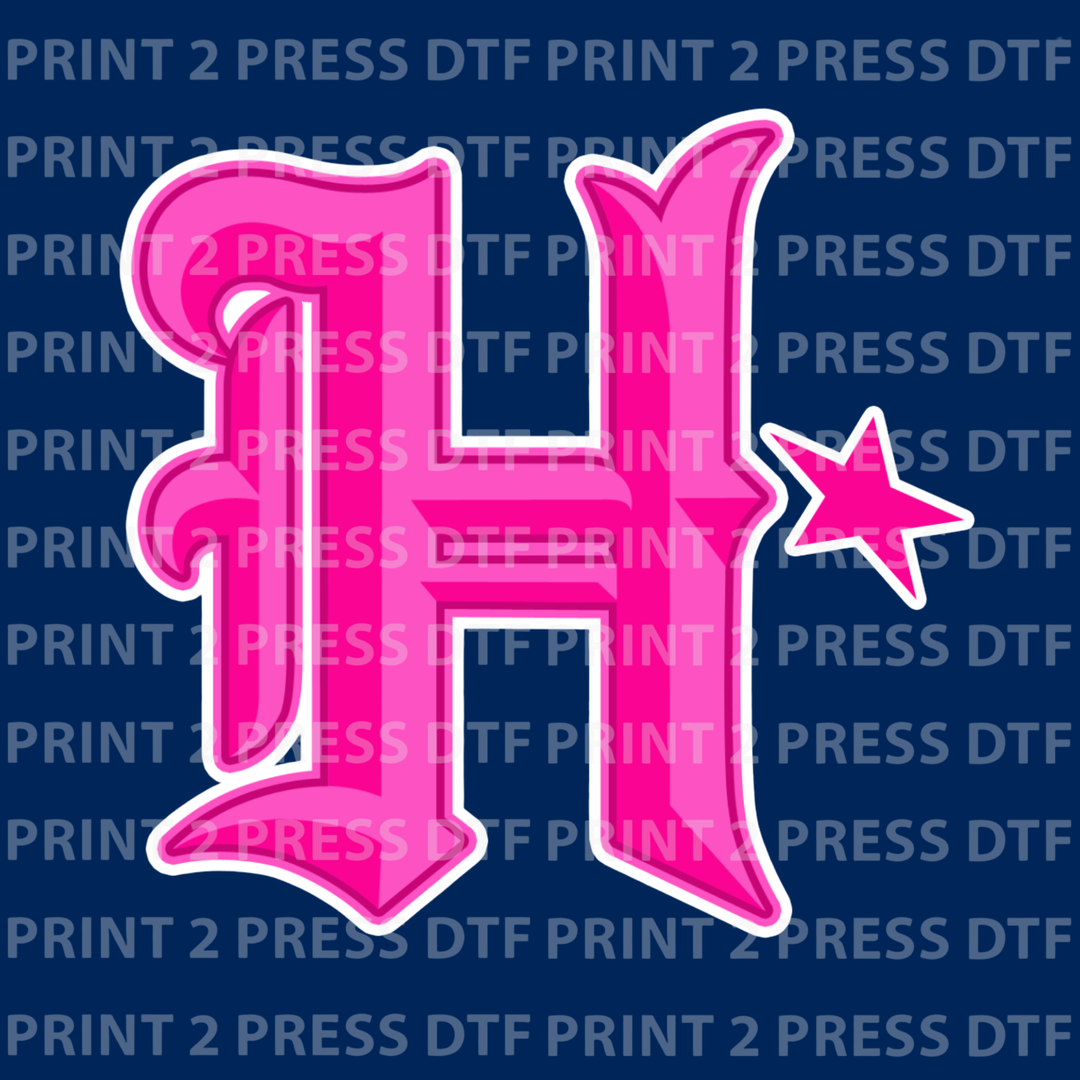 Pink H Texans