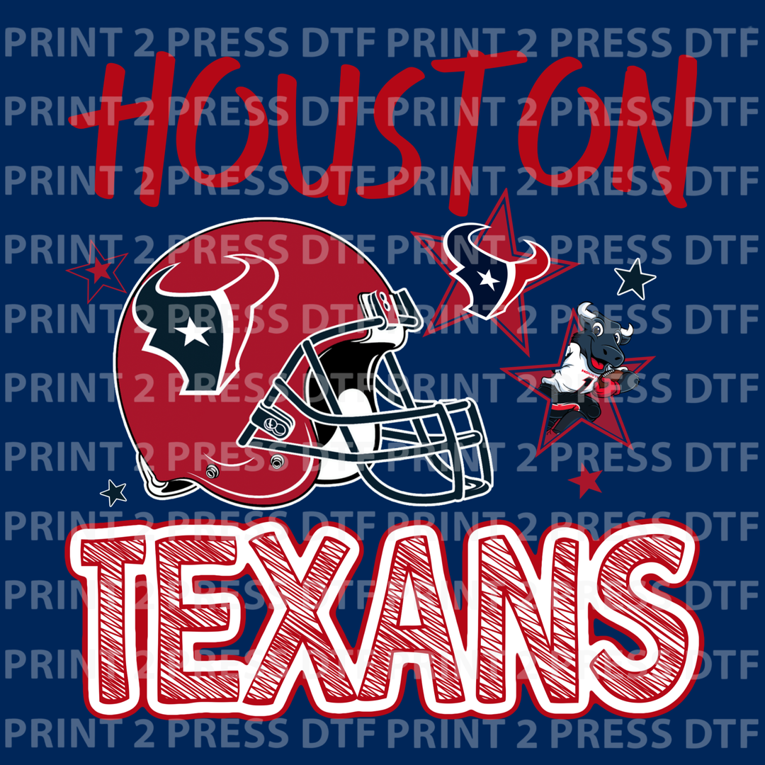 Red Houston Texans - Red Helmet