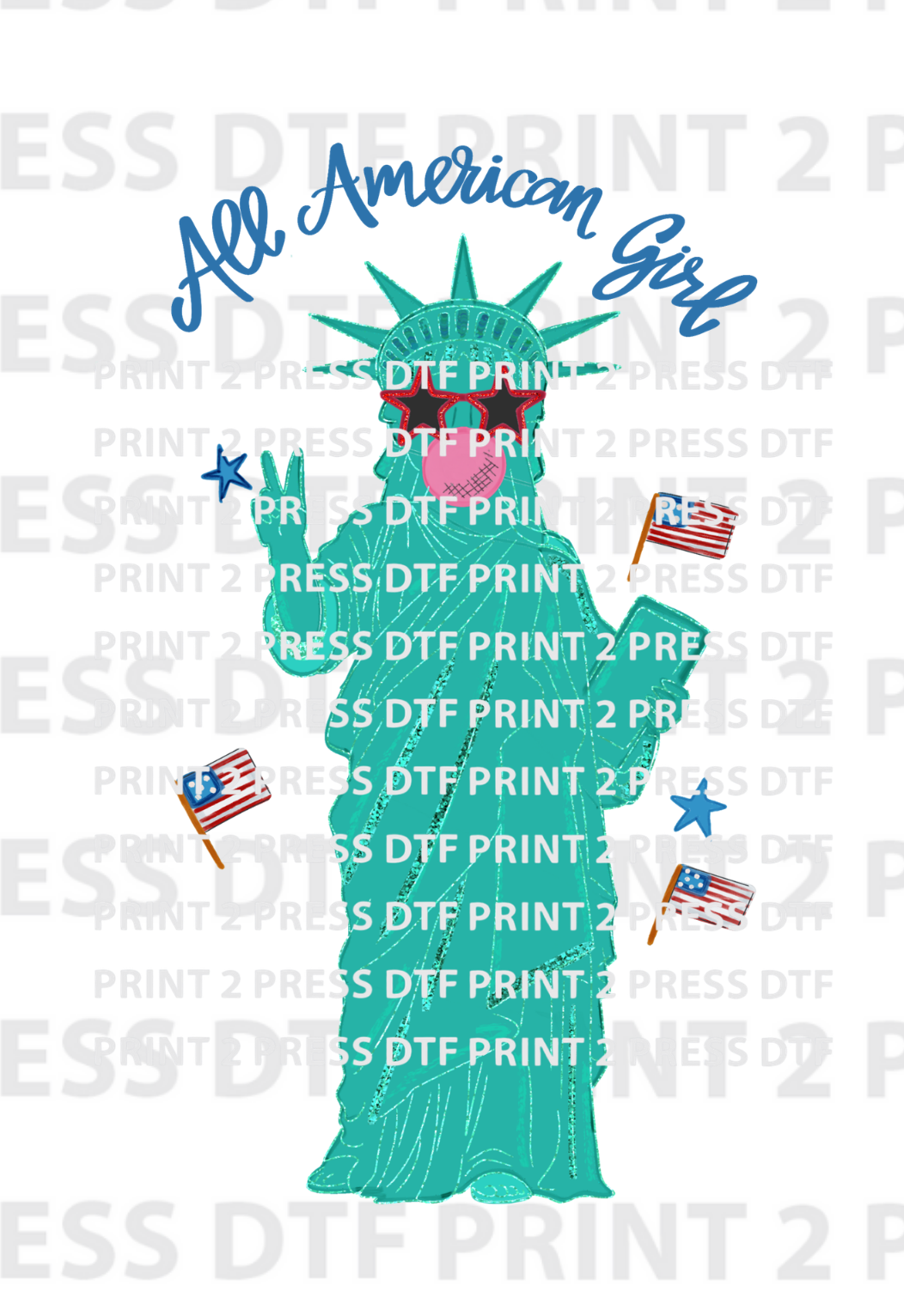 All American Girl Green Liberty