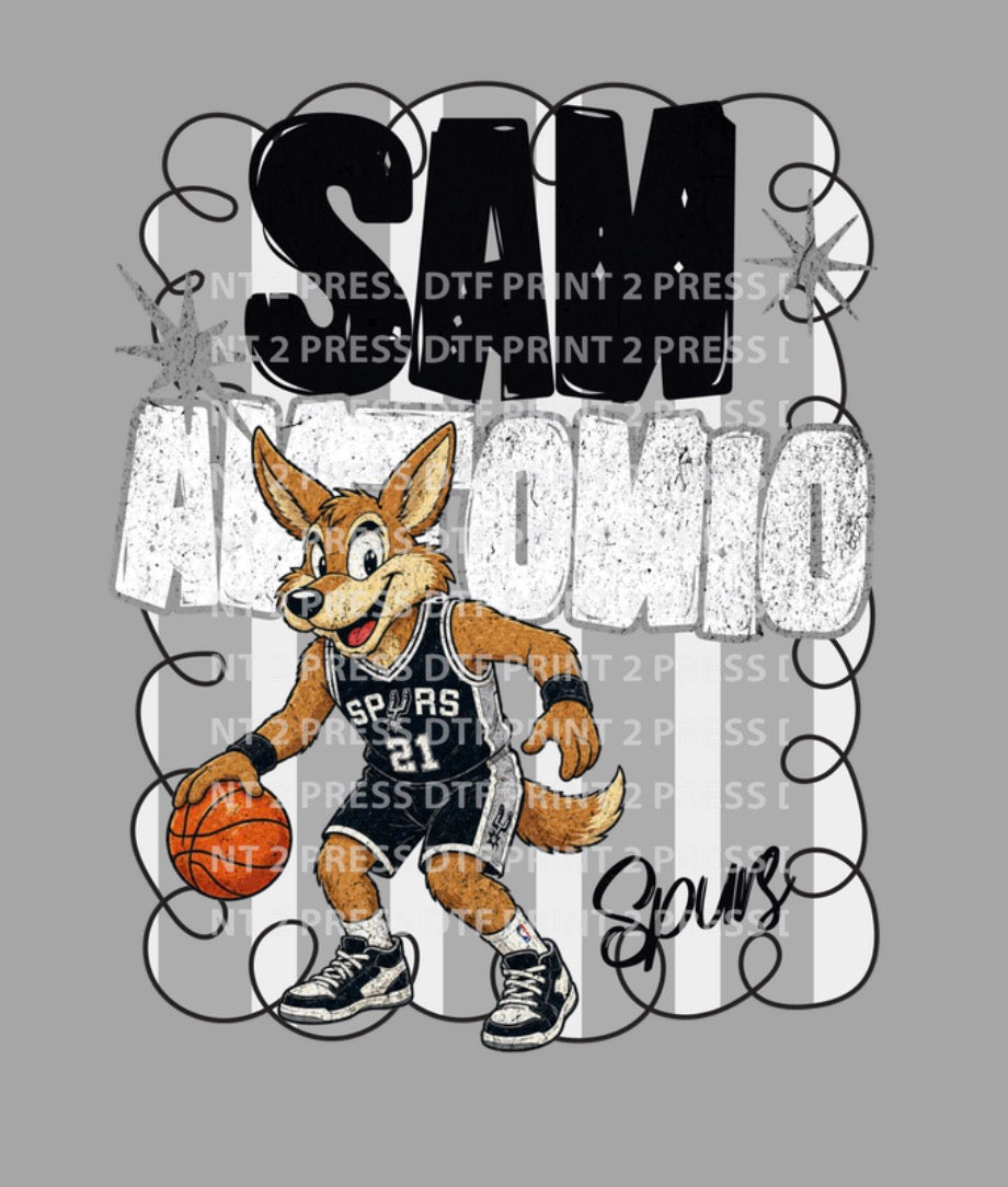 San Antonio Spurs Streetwear Mascot