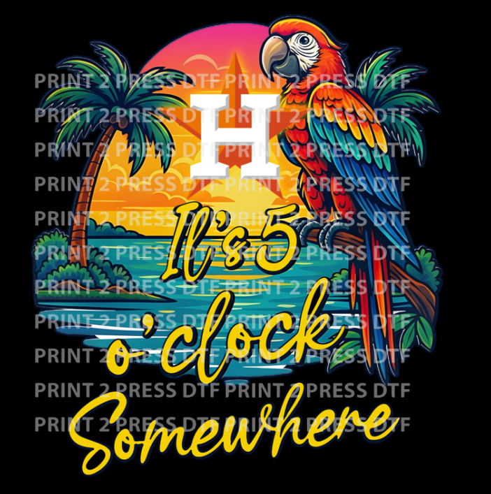 5:00 somewhere
