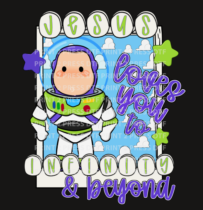 Jesus loves you to Infinity