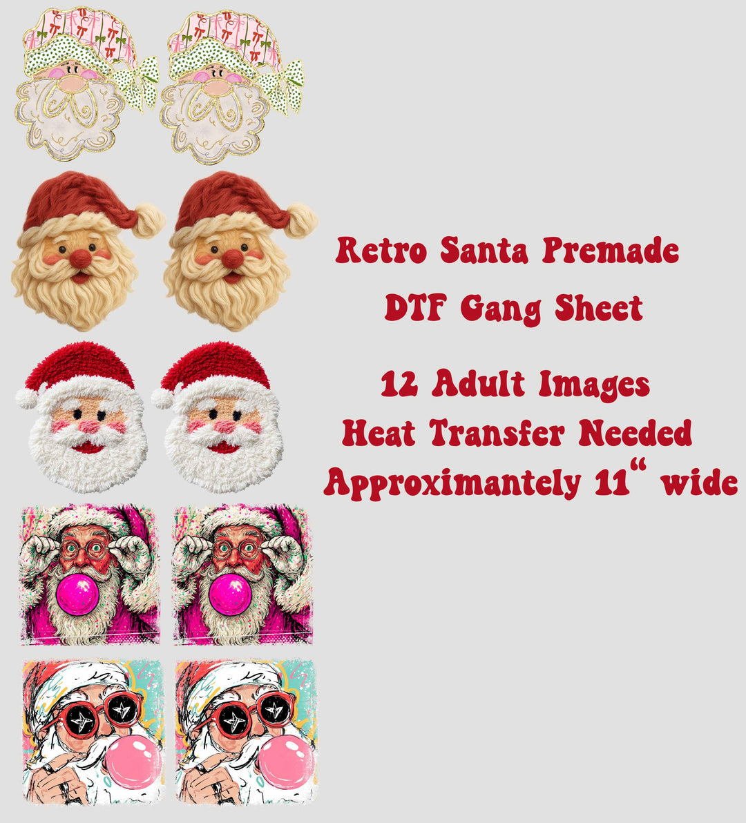 Pre-Made Mixed Santa's