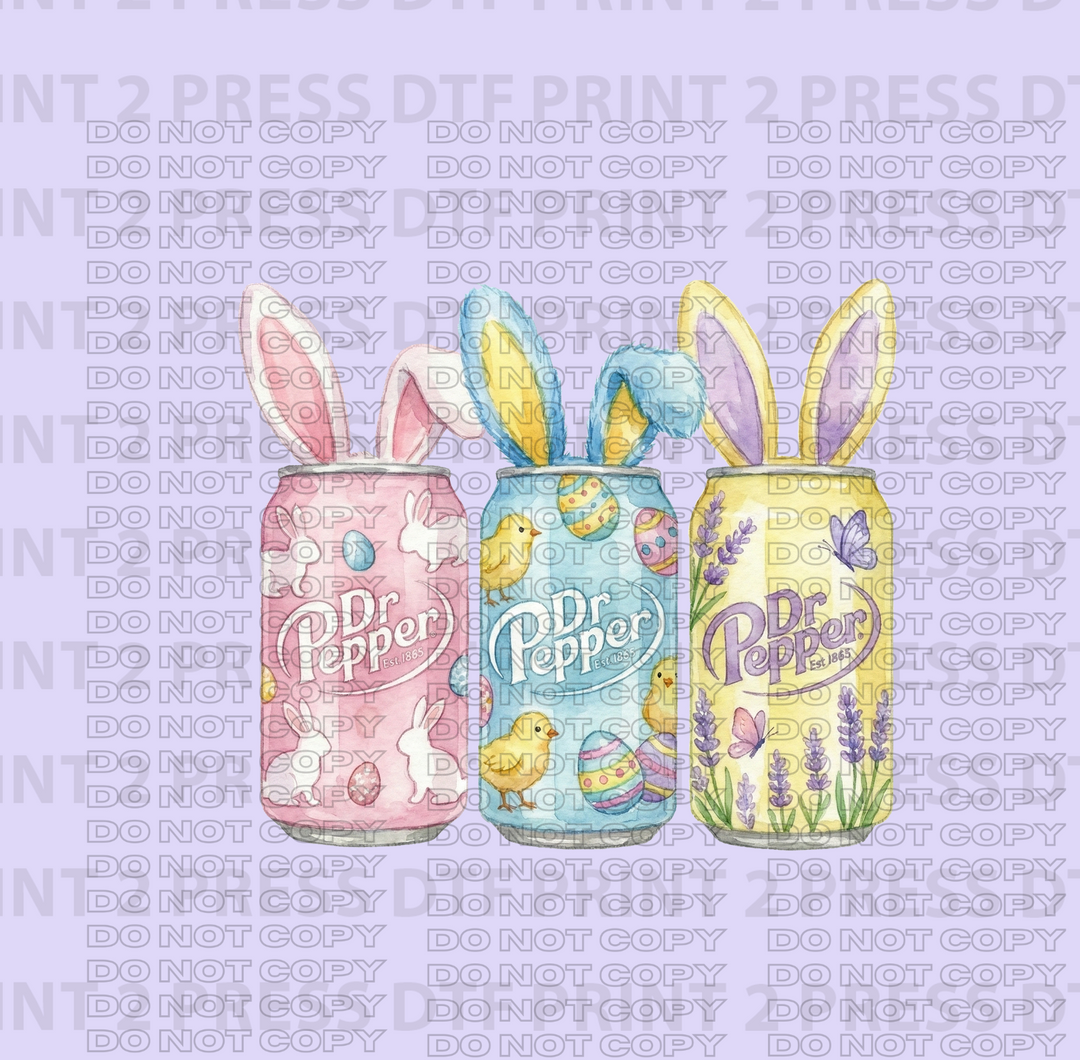 Easter bunny Dr. Pepper