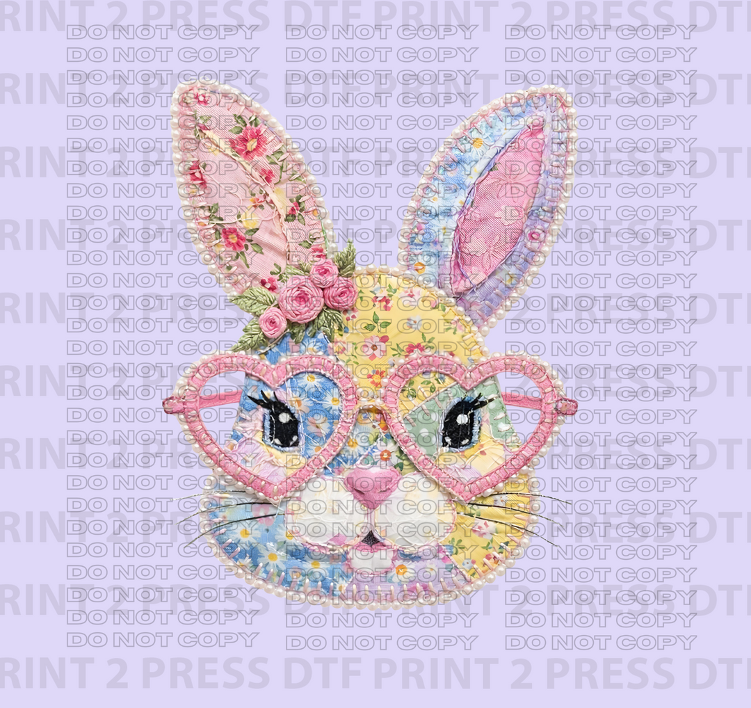 Floral Bunny Patchwork