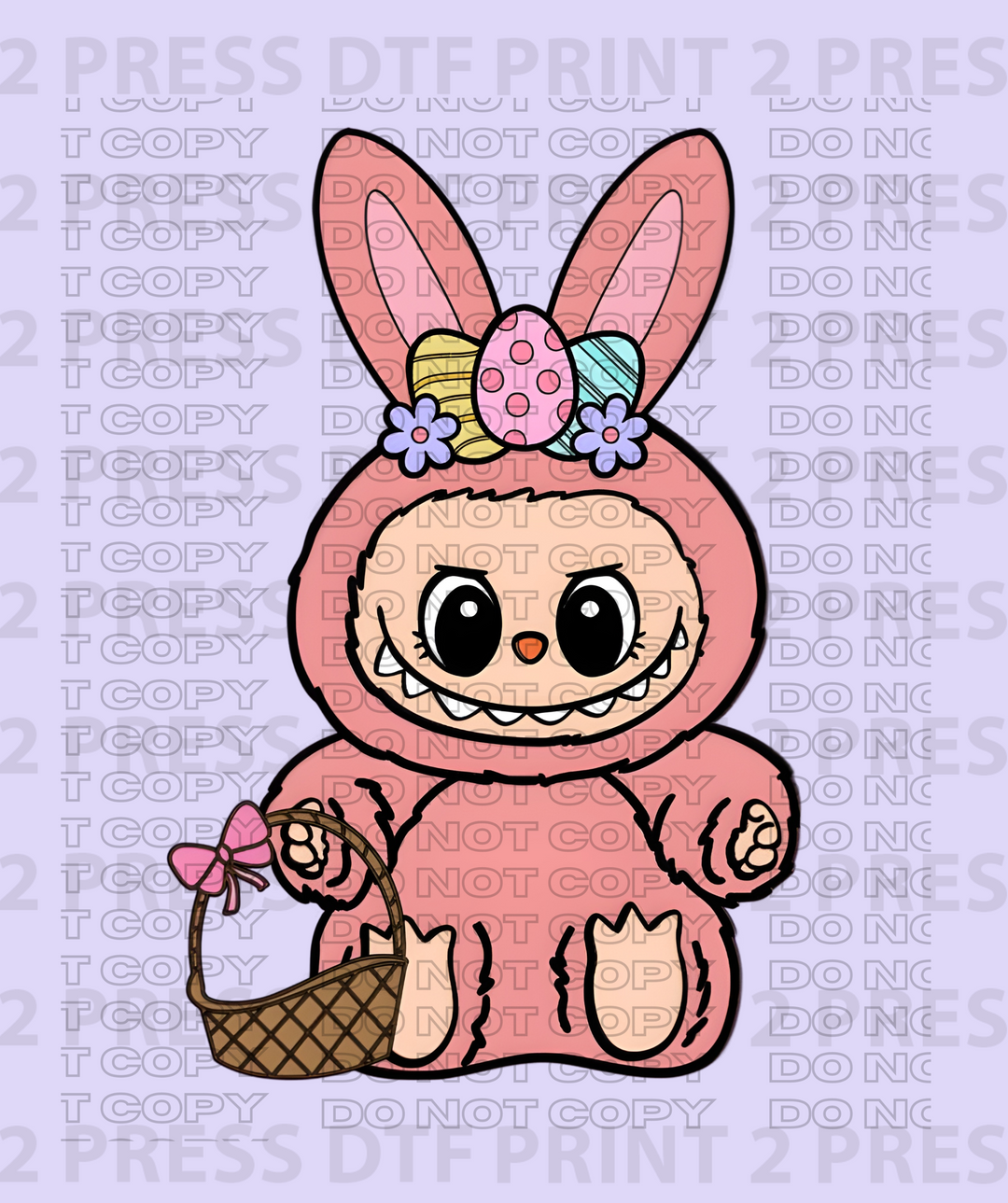 Peach Bunny Monster