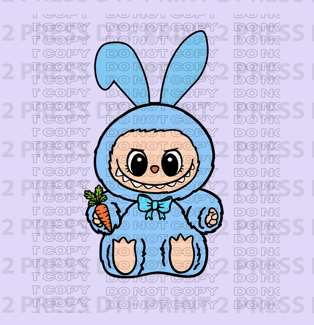 Blue Bunny Monster