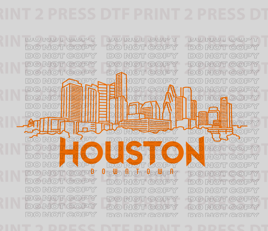 Houston Downtown Orange