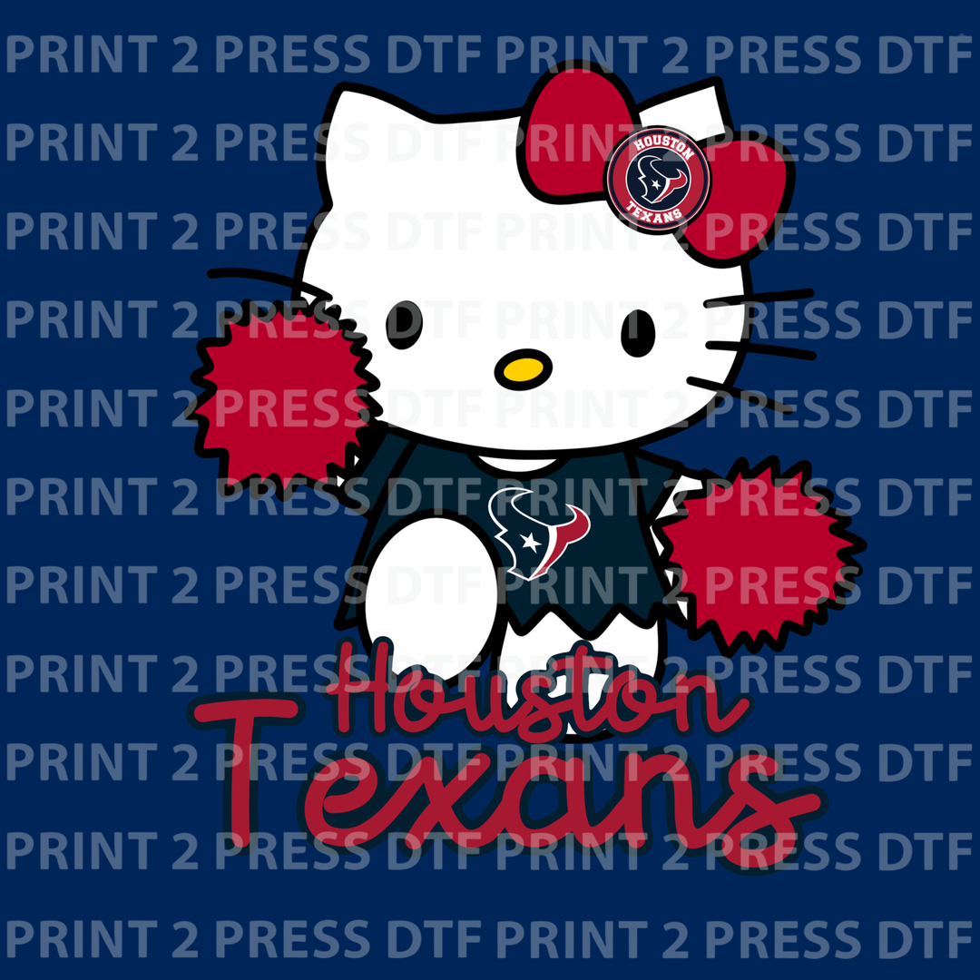 Houston Texans HK Red pom poms