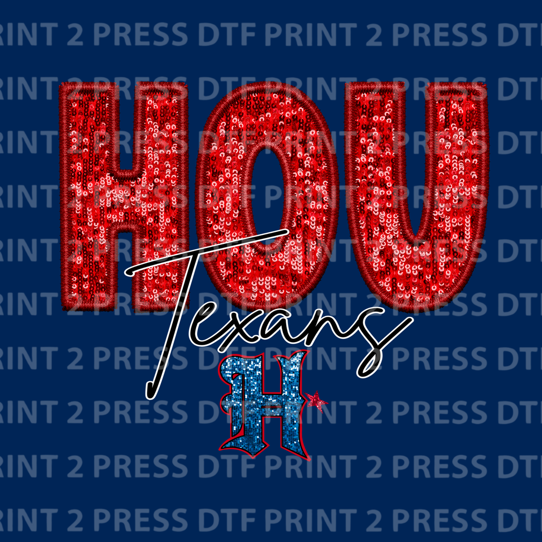 Faux Glitter Red Hou H