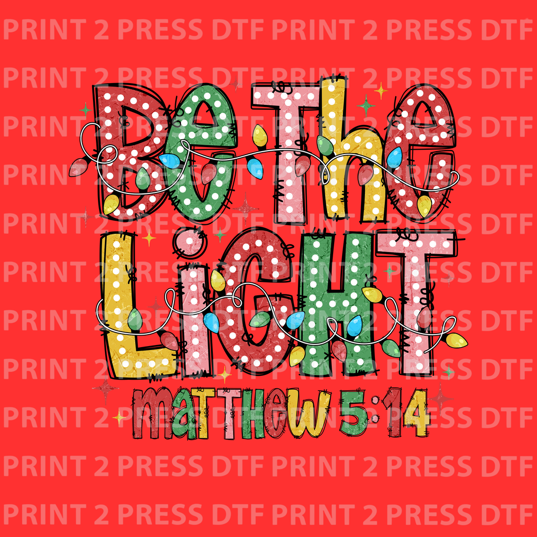 Be The Light Christmas Lights