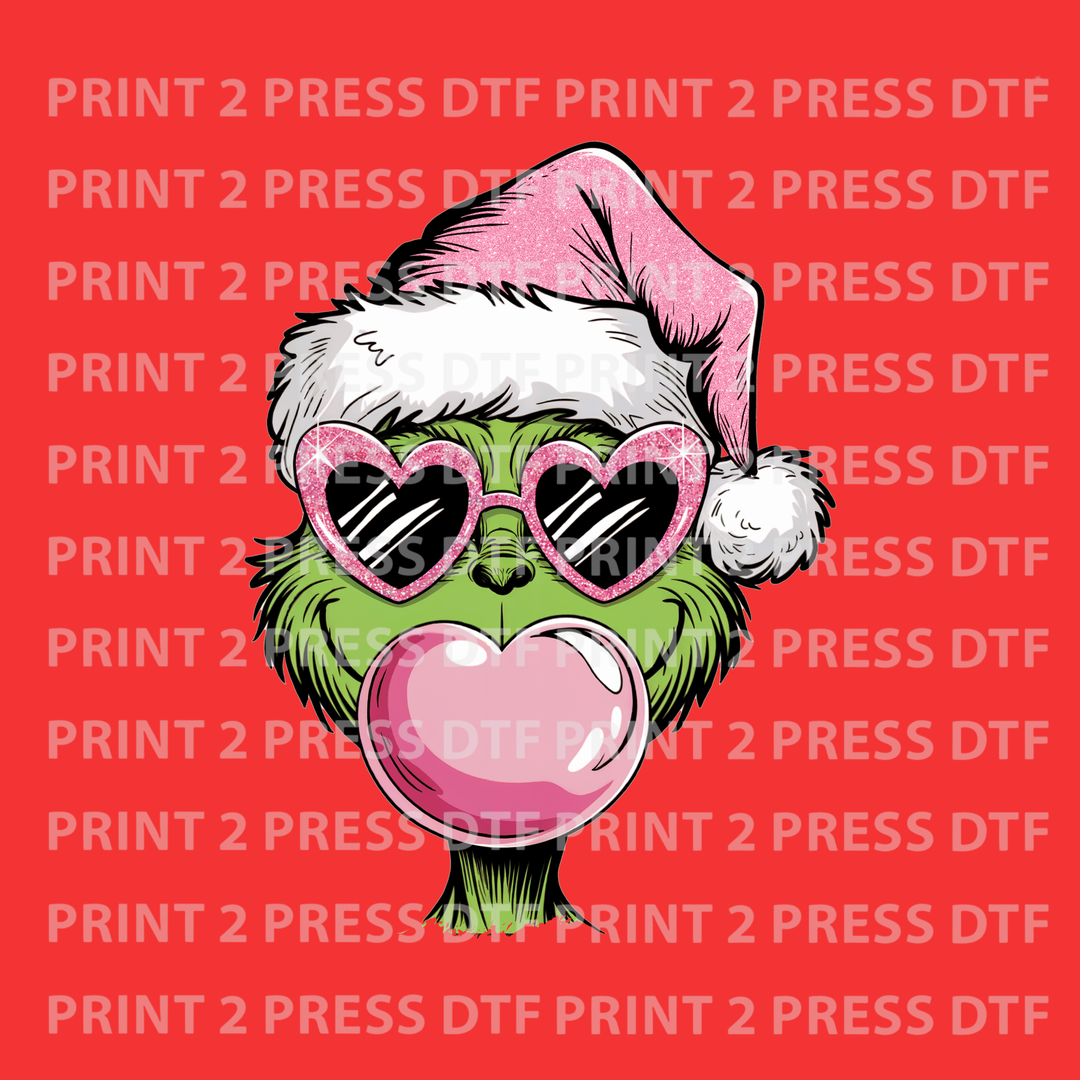 Grinch Bubble Gum