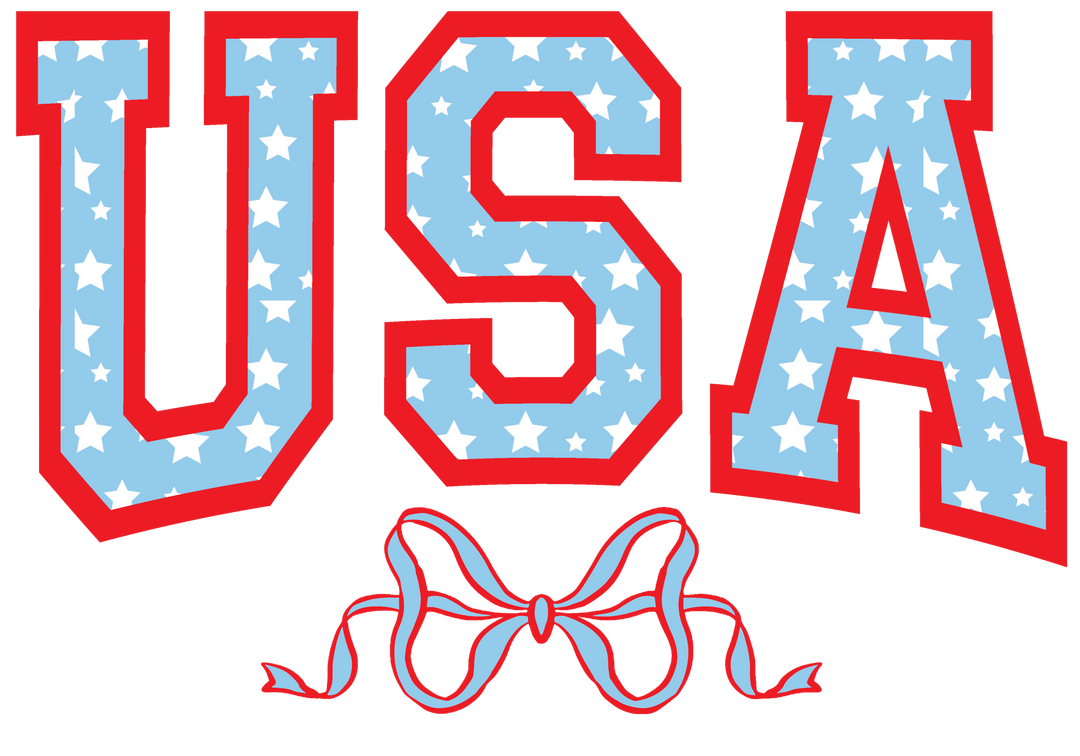 4th of July USA Bow