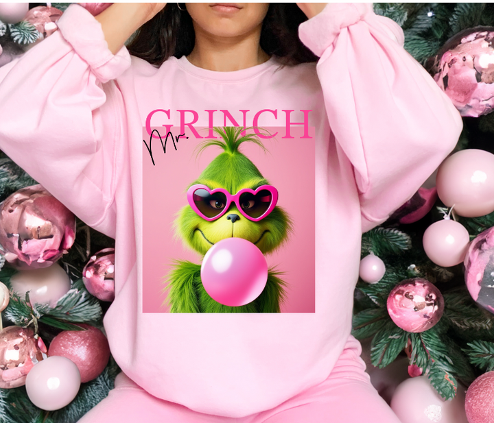 Grinch Bubble Gum Pink