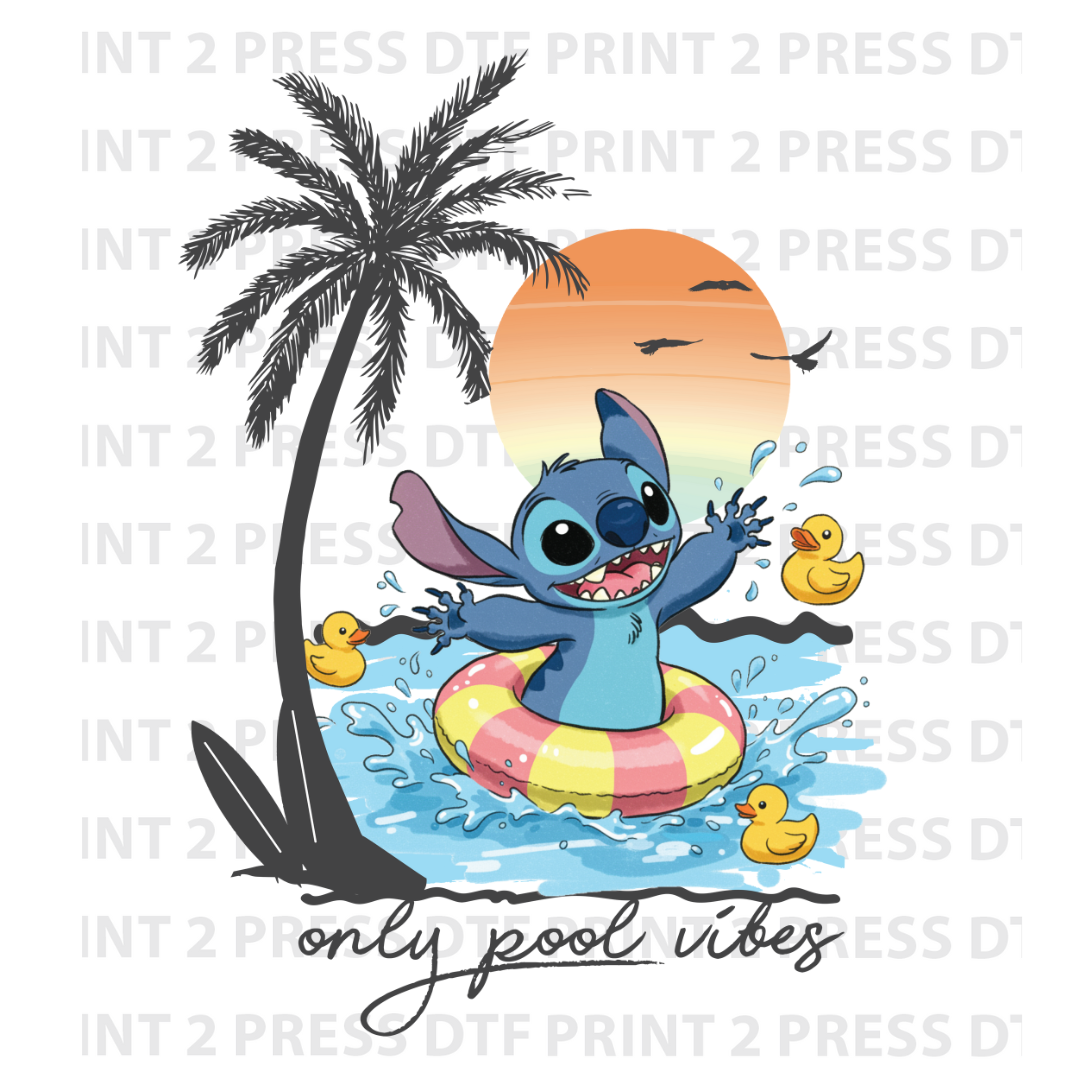 Only Pool Vibes Stitch