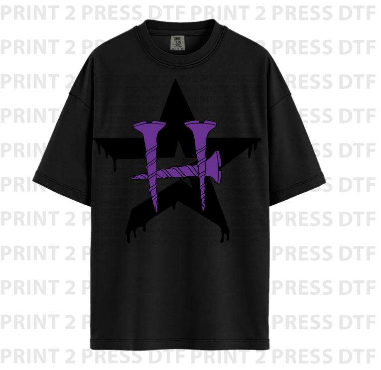 Black Drip Star H