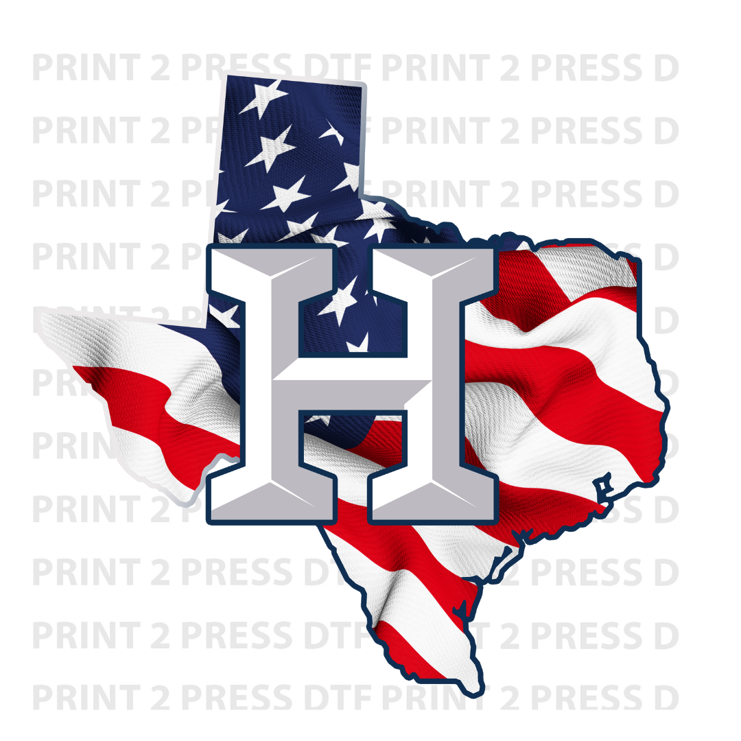 TX Flag - White H