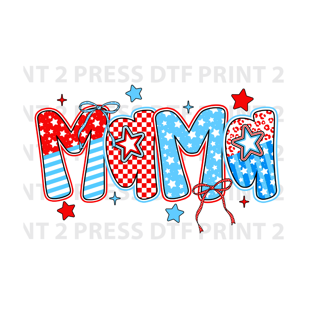 Red White & Blue Mama