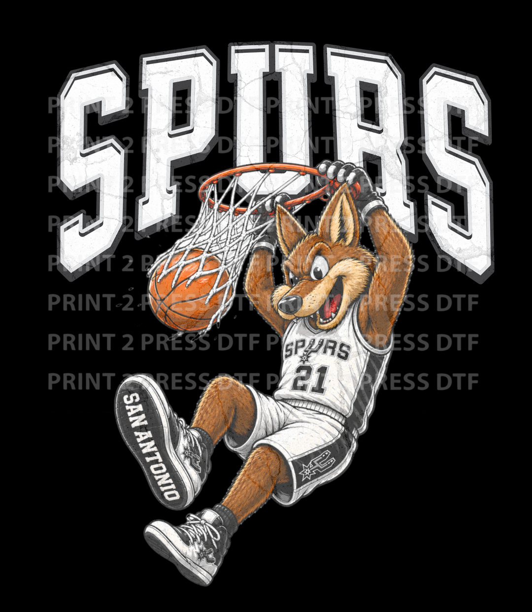 Spurs Slam Dunk Vintage