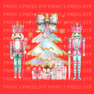 Iridescence Christmas Tree Nutcrackers