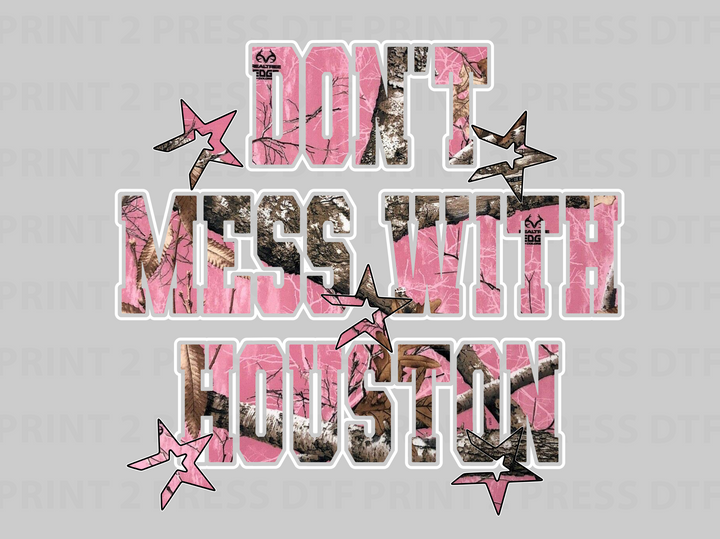 Don't Mess with Houston Pink Camo (Astros)