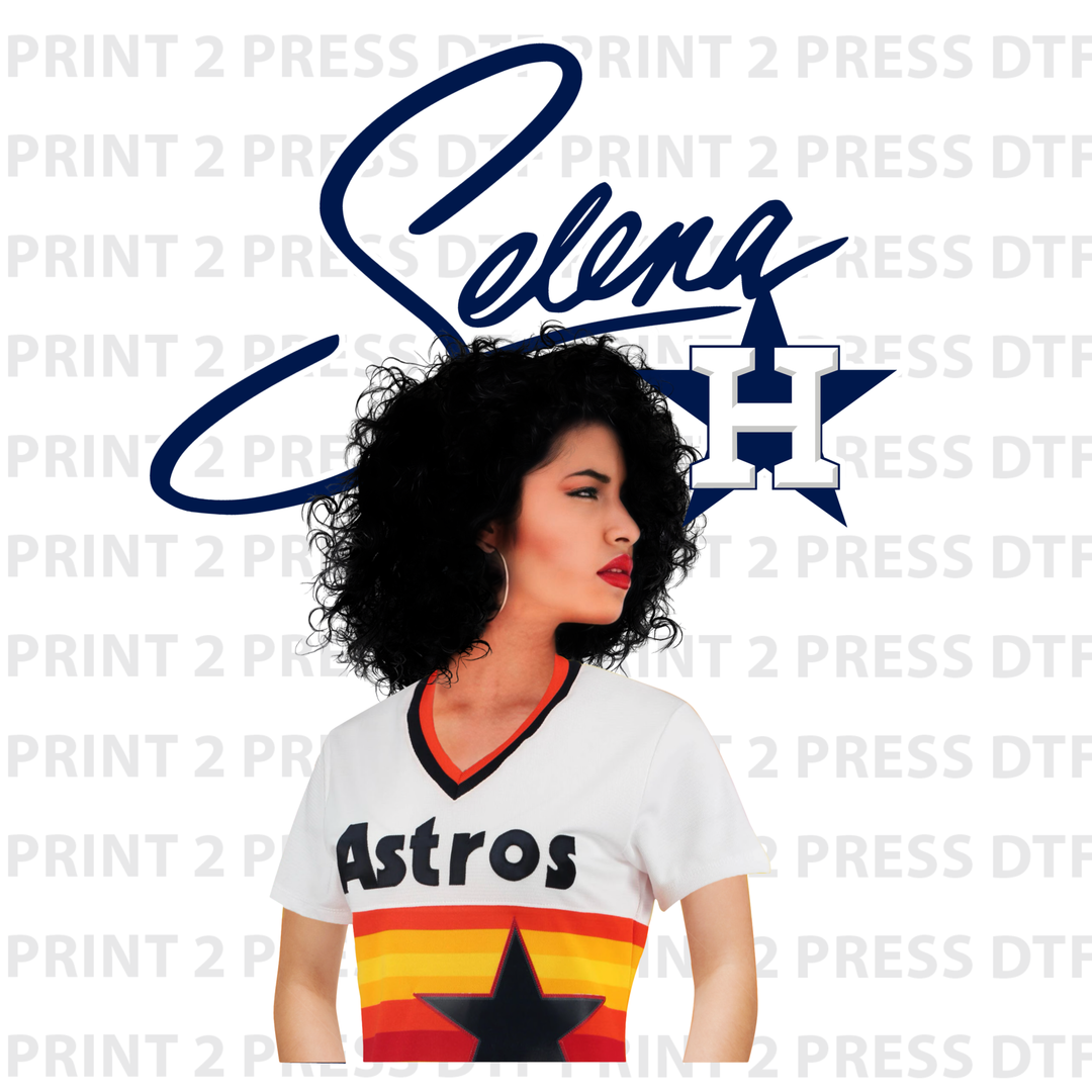 Astros Selena - H Blue Top